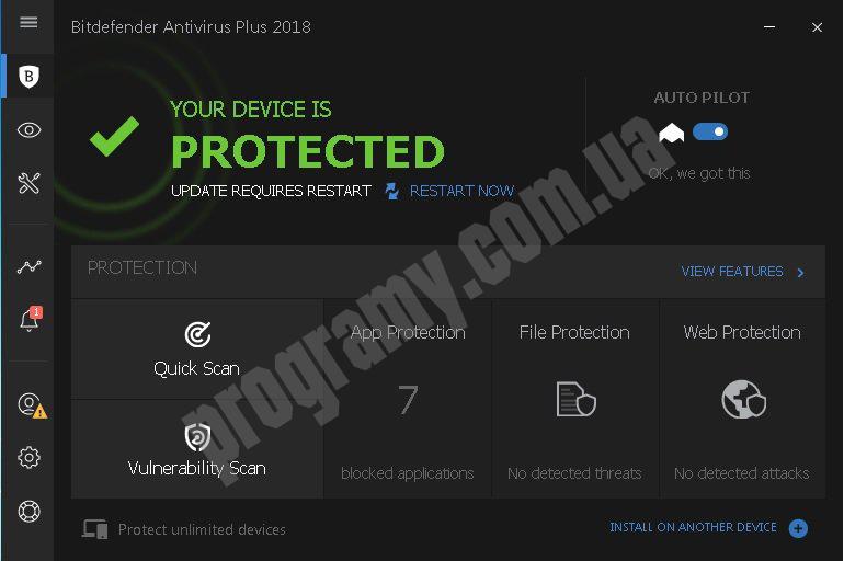 Скриншот Bitdefender Antivirus Plus