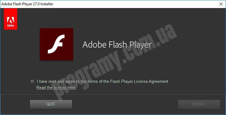 Скриншот Adobe Flash Player
