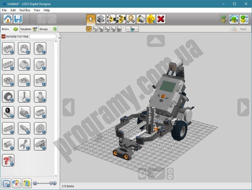 Скриншот LEGO Digital Designer