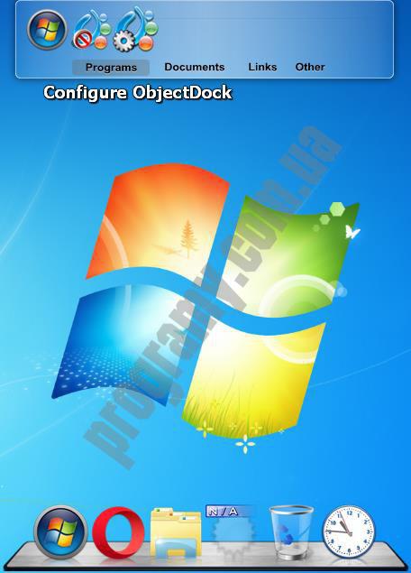 Скриншот ObjectDock