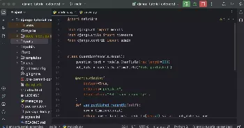 Скриншот PyCharm