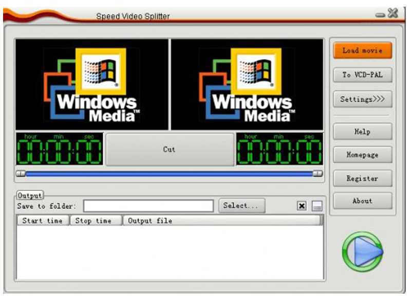 Скриншот Speed Video Splitter