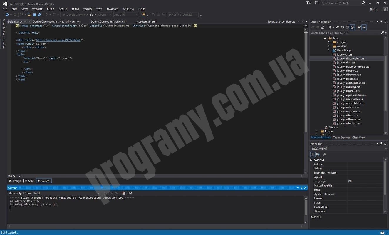 Скриншот Visual Studio Community